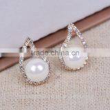 China Factory Earrings Wholesale Hot Sale Women Charm Pearl Earring thumbnail-3