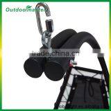 Orange Hanging Chaise Lounge Chair Arc Stand Air Porch Swing thumbnail-5