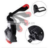 2017 Scuba Easy To Breathe Full Face Snorkel Mask Collapsible, Panoramic Diving Mask 180 Degree View With Gopro Mount thumbnail-1