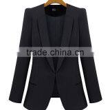 2016 Wholesale Slim Leisure Ladies Blazers Designs for Women thumbnail-4