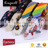 Custom New Fashion Digital Printed Cotton Linen School Tie thumbnail-1
