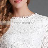 2016 Spring Women Lace Hollow Out Long Dresses Bohemian Femme Sexy Slim Party Dress Vestido thumbnail-4