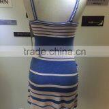 100%cotton Beautiful Ladies' Knit Skirt for Spring and Summer thumbnail-3