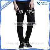 Custom Latest Design Casual Sweat Pants Cotton Mens Sports Sweatpants With Printing Logo thumbnail-1