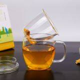 Glass Cup Kungfu Tea Cup Three Part Glass Mug Filter Glass Cup Coffee Mug Milk Cup Juice Cup for Hotel and Resturant thumbnail-3