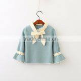 Fashion Autumn Pullover Girls Sweater With Flare Sleeve thumbnail-2