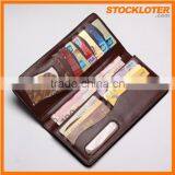 2015 New Style Hot Selling Mens Pu Leather Wallet Stock Lot 150602V -1