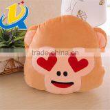 Wholesale High Quality Monkey Whatsapp Emoji Pillow thumbnail-6