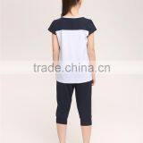 2016 Fashion Dress Leisure Short Sleeves t Shirt Children's Suit of Clithes for Little Girls thumbnail-5