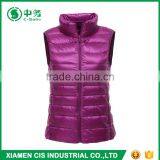 New Stylish Winter Multicolor Stand Collar Ultralight Down Feather Vest for Woman thumbnail-3