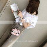 New Arrival Girl Shoulder Bag Soft PU Pink Bag Animal Cartoon Cheap Child Bag thumbnail-5