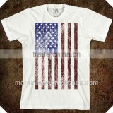 China manufacturer American apparel unisex fitted flag tee,american flag t shirt wholesale made in China