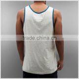 Street Casual Wear Vest Comfortable Mens Custom Tank Top With Pocket thumbnail-2