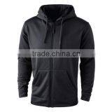 OEM Hot Sale Custom100% Polyester Thick Drawstring Zipper-up Plain Hoodies thumbnail-2