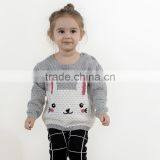 S17694A Cute Children Pullover Sweater With Embroidery Pattern