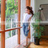 S17608A High Quality Plain T Shirt Girls Sleeveless T Shirt thumbnail-5