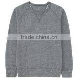 Plain Heather Color Crew Neck Pullover Sweatshirt thumbnail-1