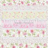 Flower Printed Polyester Brushed Fabric for Bed Sheet thumbnail-2