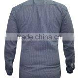 Blue Solid Casual Shirt thumbnail-2