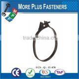 Made in Taiwan Stainless Steel German Type Hose Clamp Small Hose Clamps Oval Shaped thumbnail-4