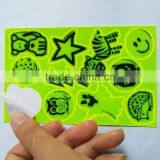 2017 Double Layer Colorful Printing Custom Opaque Adhesive Pvc Sticker thumbnail-6