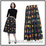 Ladies Designer Fashion Long Maxi Skirt thumbnail-1