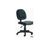 Balck Armless Office Chair thumbnail-1