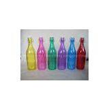 Round Color Glass Bottles for Oil thumbnail-1