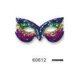 Sequin Mask, 16.5 x 8cm, Each in Poly Bag thumbnail-1