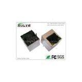 Vertical RJ45 Jack With Transformer and LEDs