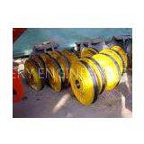 Custom Alloy Steel Port Crane Parts / Crane Pulley For Offshore Crane Parts