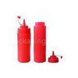 Eco friendly Pear - shaped PP products red tomato sauce Bottle FDA SGS