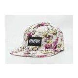 Woven Patch Snapback Printed Baseball Caps Cotton With Metal Buckle thumbnail-1