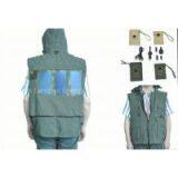 Solar Energy Product Safety Vest With Solar Panels Charger for IPhone Etc. S02-00