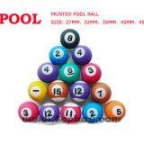 Printed Pool Bounce Ball, Printing Bouncing Balls, Pool Ball thumbnail-1