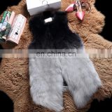 Tongxiang wholesale raccoon fur gilet long pattern women fur waistcoat