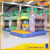 AOQI new style inflatable product floating zoo inflatable obstacle course for park