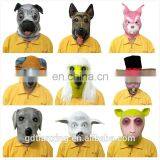 Fashion Funny Natural Klipdas Rabbit Party Colorful Latex Rubber Full Head Masks thumbnail-4