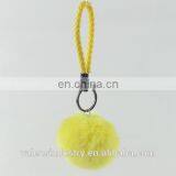 Customized Design OEM/ODM Wholesale Faux Fur Pom Poms Www Pom Com Keychain Girls' Bag Accessory Car Pendant thumbnail-1