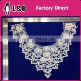 Flower Embroidered Collar Hollow With Pearl Decorative Neckline thumbnail-2