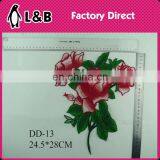 DD-13 Cheap Latest Embroidery Designs Free Flower Sew-on Embroidery Patches for Clothing