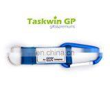 High Quality Short Lanyard Design Carabiner Keychain, Polyester Lanyard Keyring With Carabiner and Keyring