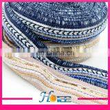 Wholesale Braided Webbing Trim for Shoe Beaded Lace Trim for Garment thumbnail-2