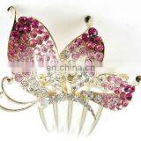 2013 Newest Fashion Alloy Rhinestone Hair Comb Fork thumbnail-1