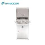 2 in 1 Inwall Toilet Stainless Steel 304 Recess Kits S.s Combination Paper Dispenser Tissue Box and Waste Bins
