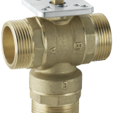 32T PN40 Three-way Brass Ball Valve With Two Inputs / One Output