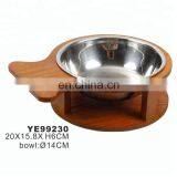 Hangzhou Tianyuan Pet Products Factory Raised Metal Pet Dog Cat Food Bowl With Stand thumbnail-4