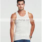 Wholesale Cheap Custom Muscle Men's Fitness Workout Bodybuilding Stringer Blank Vest Tank Top thumbnail-4