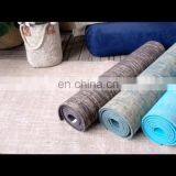 Harbour double color juta pvc body aligning yoga mat eco friendly non slip