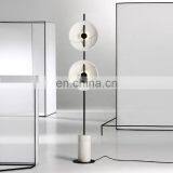 Modern Creative Standing Lighting White Marble Art Floor Lamp For Living Room Hotel thumbnail-2